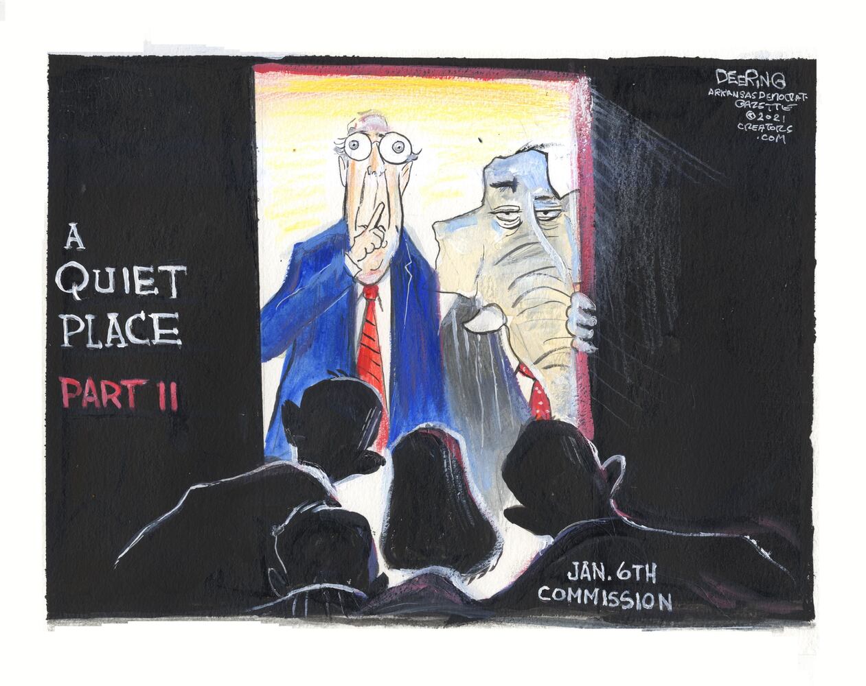 Week in cartoons: Jan. 6 commission, ransomware and more