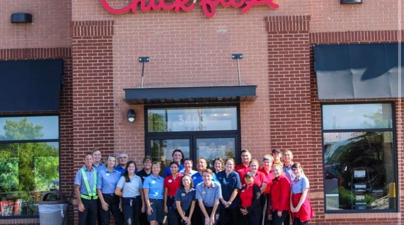 Bridgewater Falls Chick-Fil-A reopened on July 25, some 3-1/2 months after closing for remodeling construction of its restaurant. FACEBOOK/PROVIDED