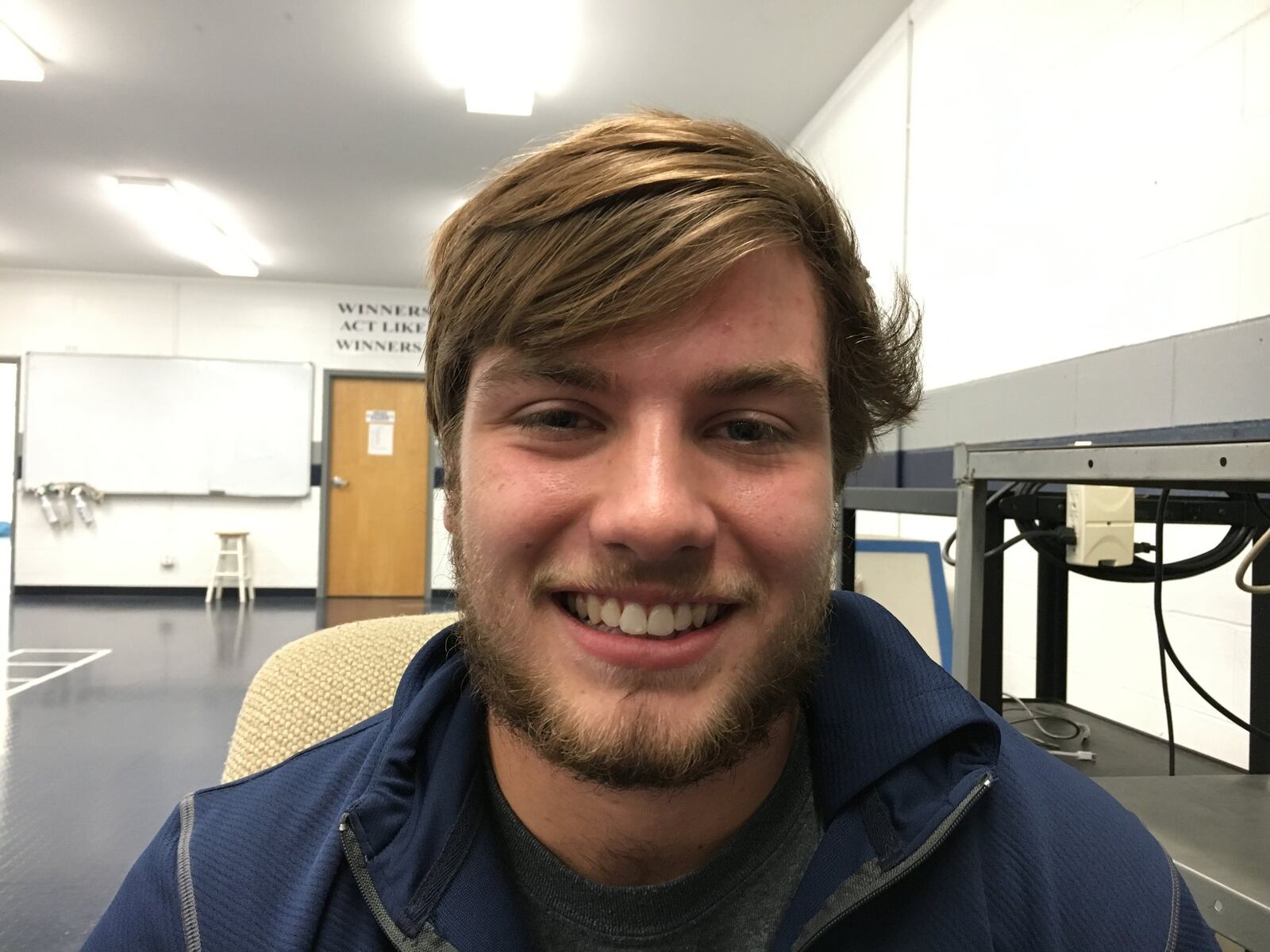 Edgewood senior linebacker Tanner Polisini