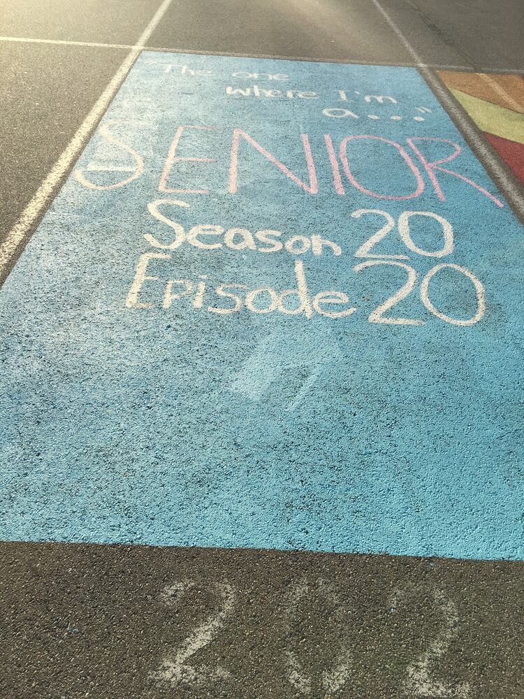 Lakota West senior parking spaces