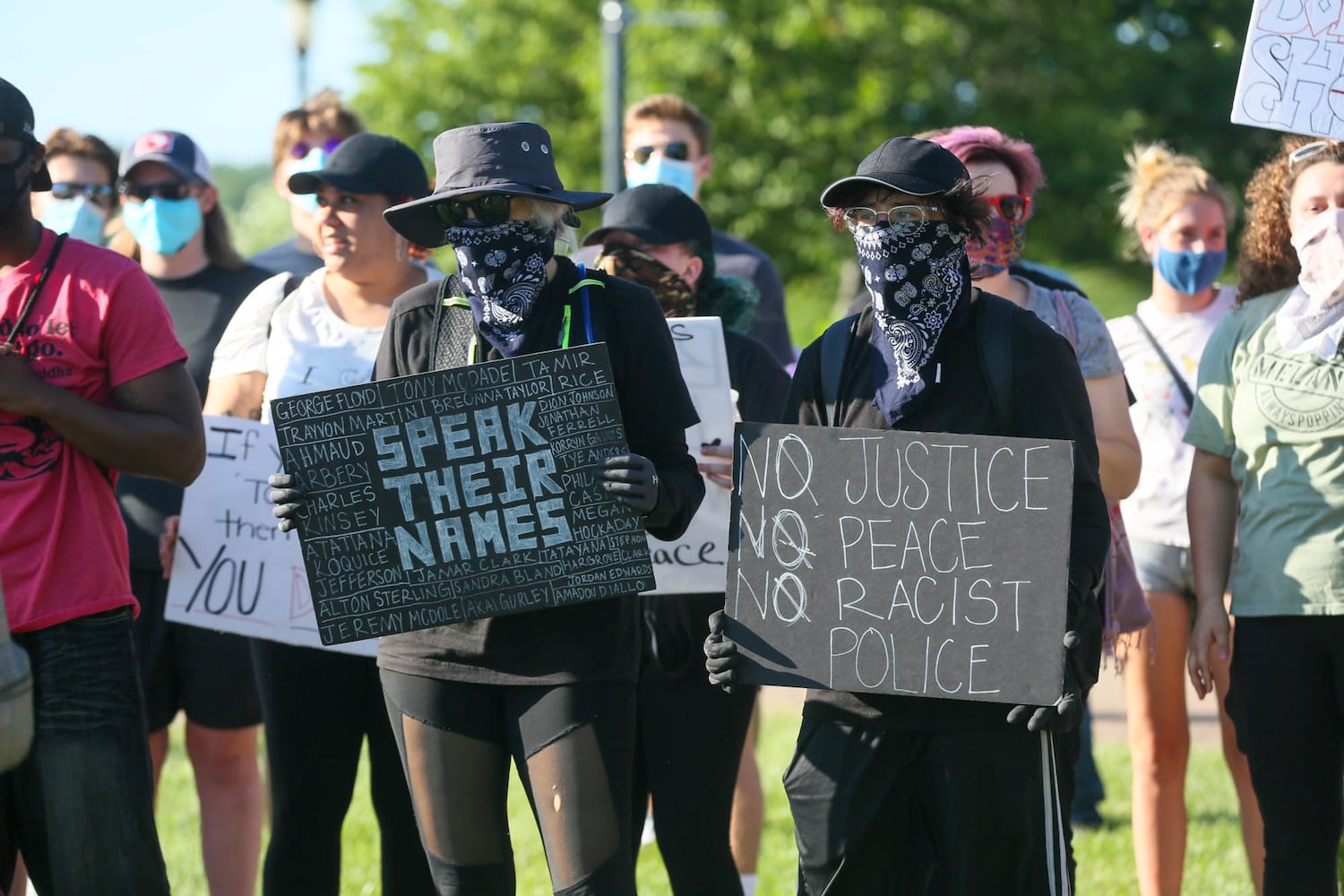 PHOTOS Crowd gathers at West Chester protest