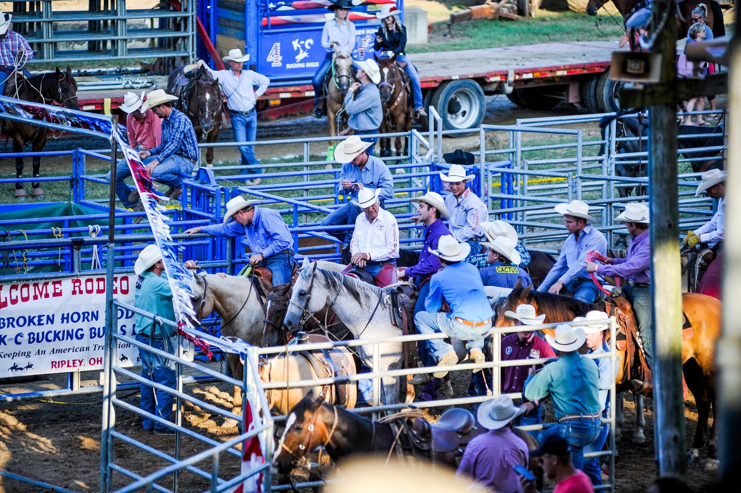 Broken Horn Rodeo closes out the night Wednesday at the Butler County Fair