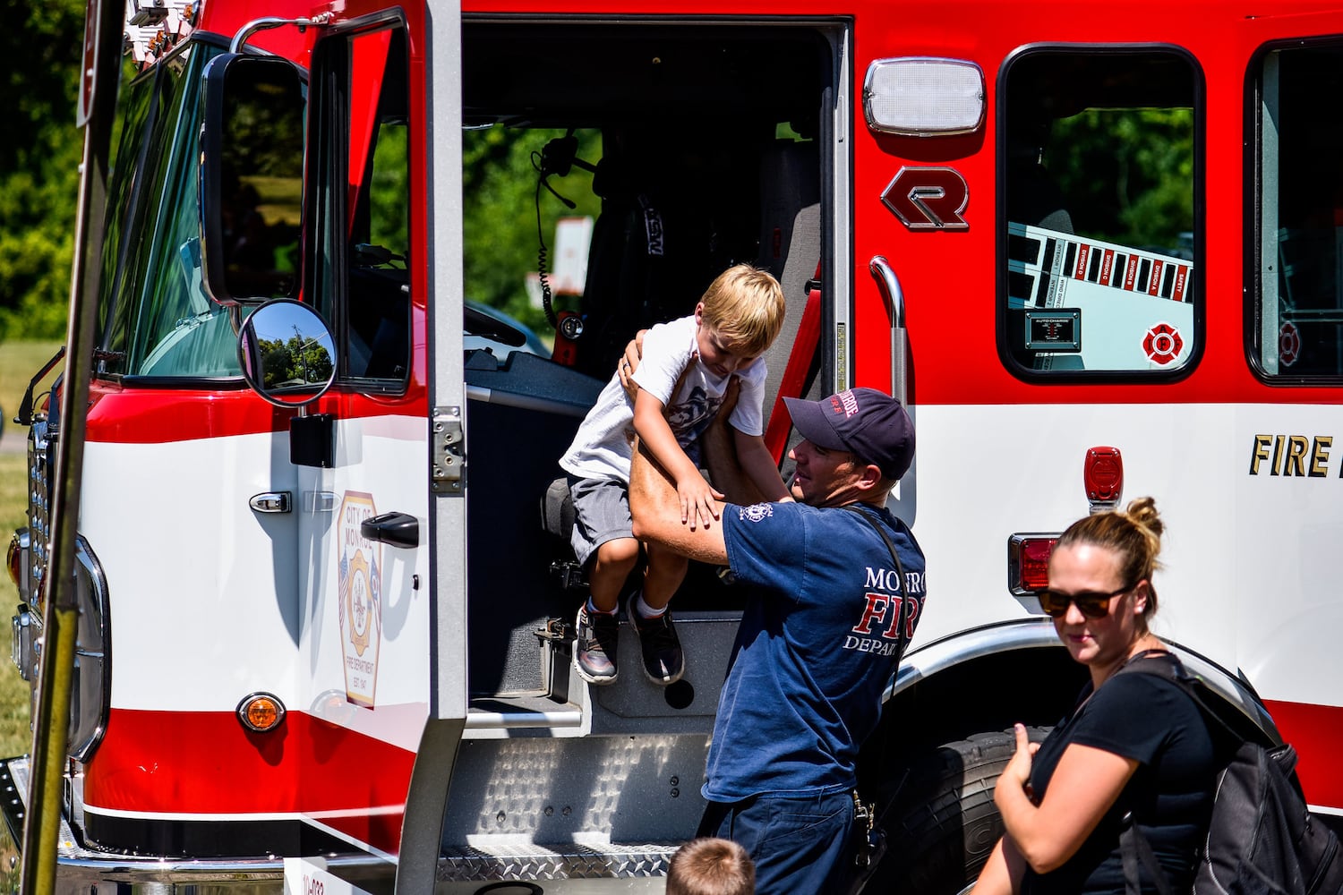 Hundreds attend Touch A Truck event in Monroe
