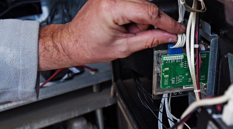 Three more illegal credit card skimmers have been found at Butler County gas stations, according to the auditor’s office. During weekly sweeps, inspectors found two of the credit card copying devices on Friday and another on Monday, bringing the latest skimmer intercepts to five since July 13. NICK GRAHAM/2015