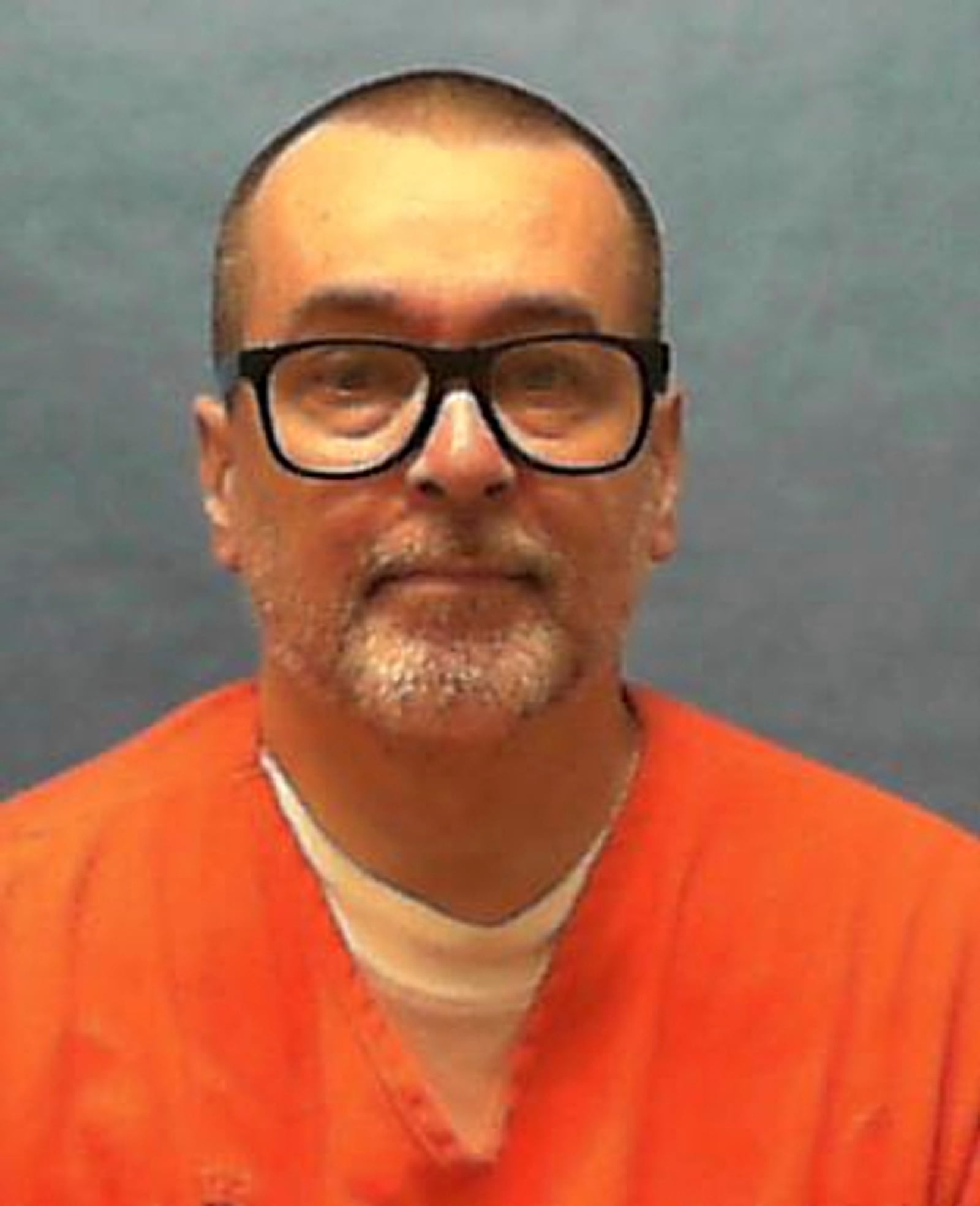 This image provided by the Florida Department of Corrections shows Thomas Lee Gudinas, who is scheduled to receive a lethal injection at Florida State Prison near Starke on Tuesday, June 24, 2025. He was convicted in the May 1994 killing of Michelle McGrath. (Florida Department of Corrections via AP)