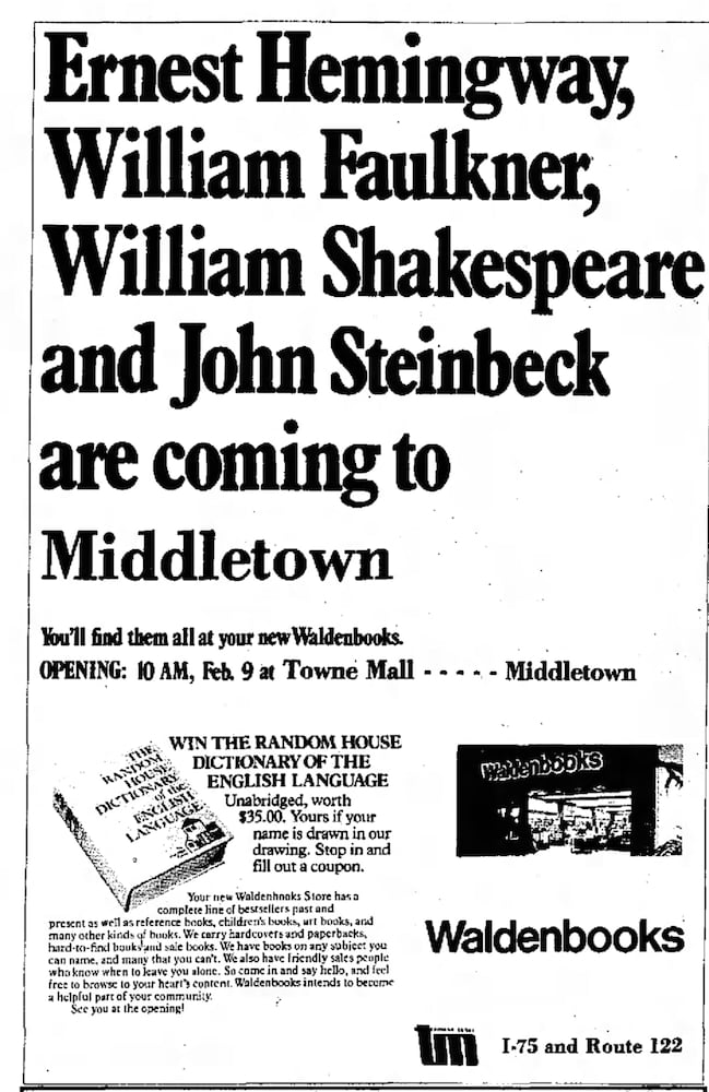 Towne Mall 1977 grand opening