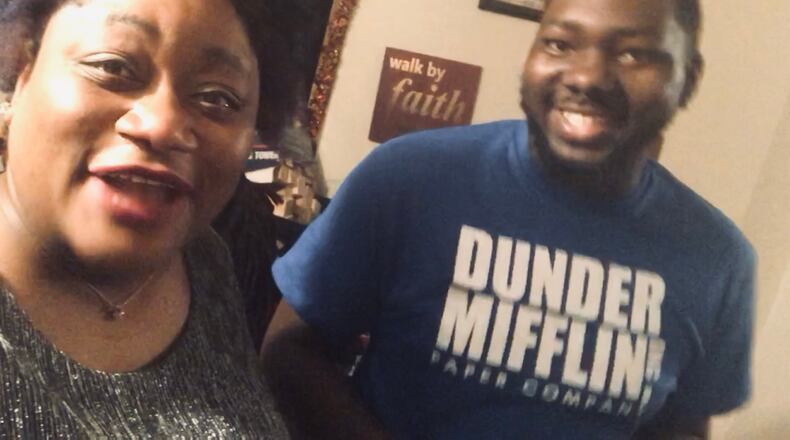 Amelia Robinson and her nephew, Carl Robinson Jr.