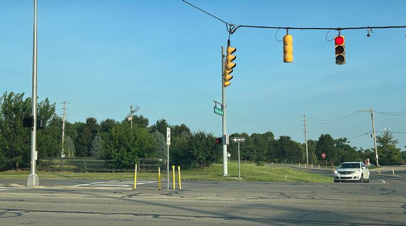 A Monroe resident told City Council she's concerned about the number of accidents at the corner of Ohio 63 and Heritage Green Drive. RICK McCRABB/CONTRIBUTOR