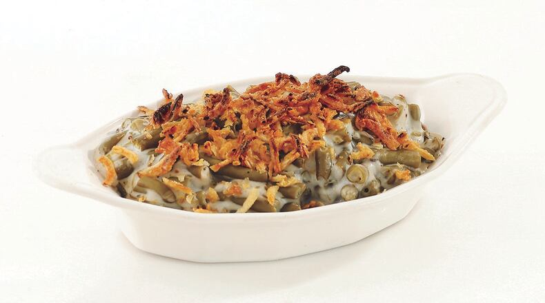 Green Bean Casserole is perfect side dish for traditional holiday feast.