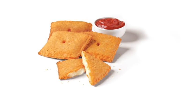 Pizza Hut is selling, for a limited time, Stuffed Cheez-It Pizza squares. (Source: Pizza Hut Twitter)