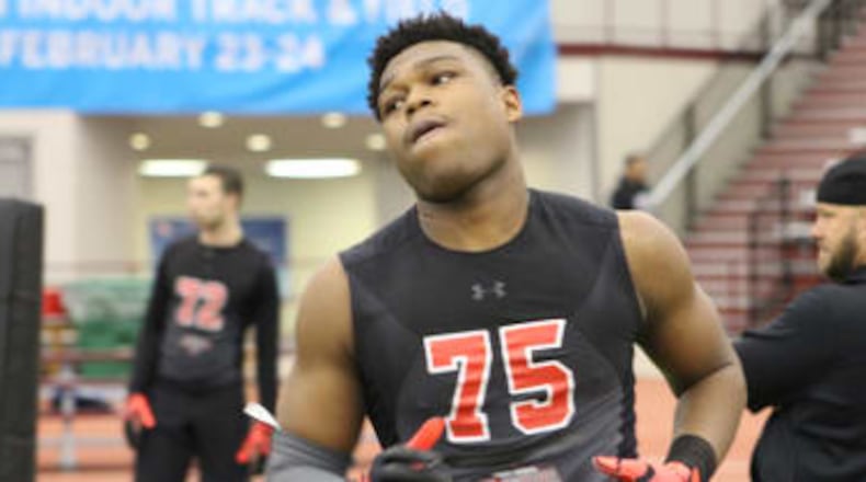 Ohio State looks to be three deep at all four spots up front.