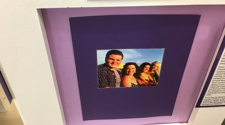 This picture appeared with a profile of Lauren Walker in a special exhibit on domestic violence victims in Warren County in October. LAWRENCE BUDD/STAFF