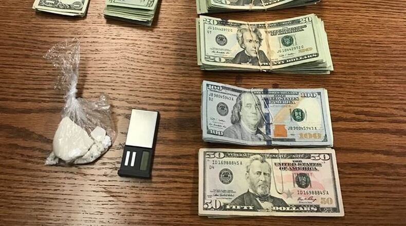 Middletown police said they confiscated drugs and more than $6,800 in cash from a local drug dealer.