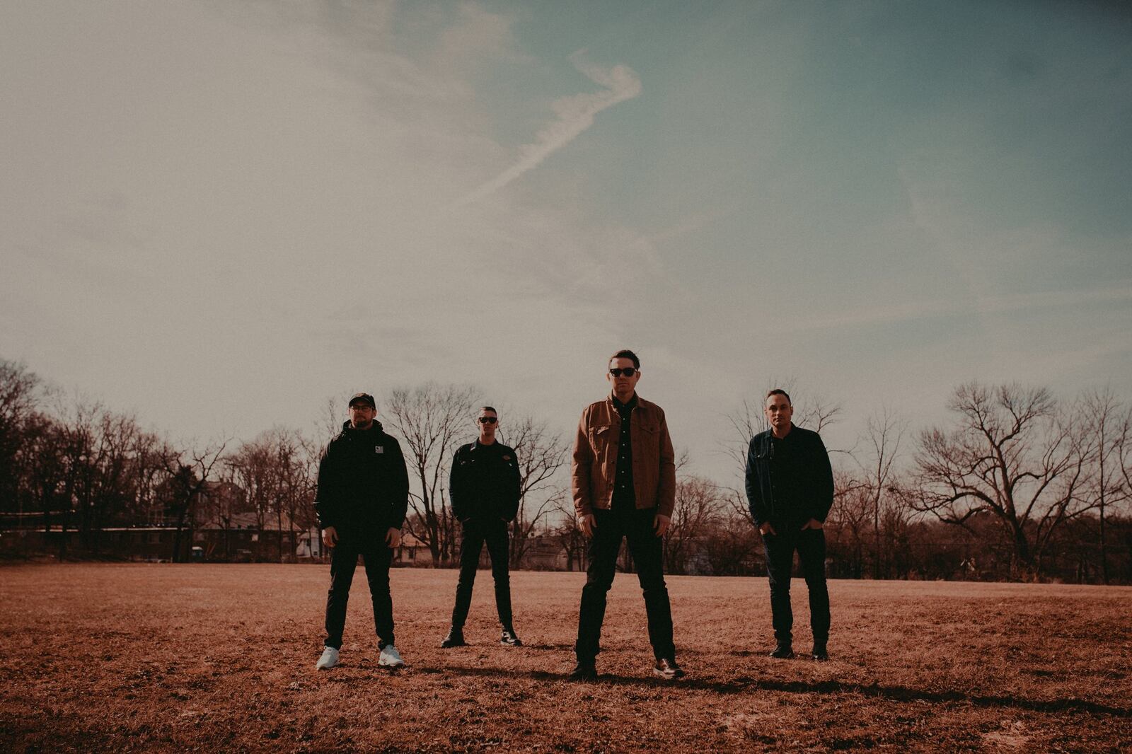Hawthorne Heights, (left to right), Matt Ridenour, Chris Popadak, JT Woodruff and Mark McMillon, releases its sixth studio album, Bad Frequencies (Pure Noise Records) on Friday, April 27. CONTRIBUTED