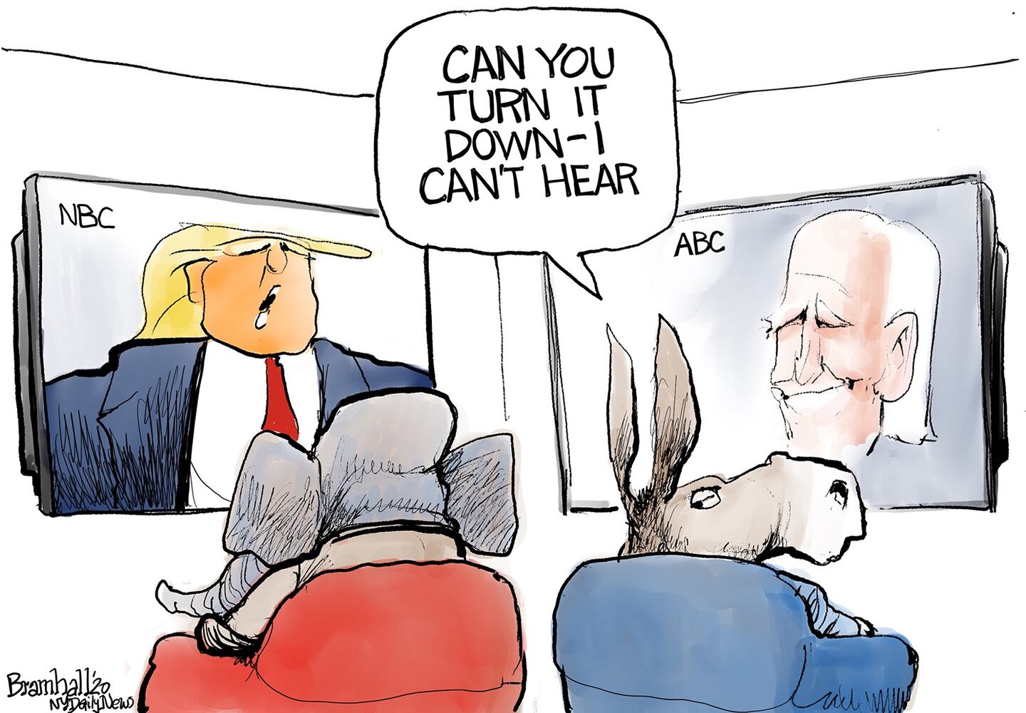 Week in cartoons: Town halls, Amy Coney Barrett and more