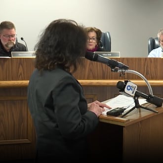 Amazon representatives in Wilmington for a meeting with commissioners and the public on Jan. 6, 2026 regarding a proposed data center said they would "get back to (them)" when asked about key details, including cooling mechanisms, generator types, noise mitigation and environmental impacts on things like water systems. WCPO