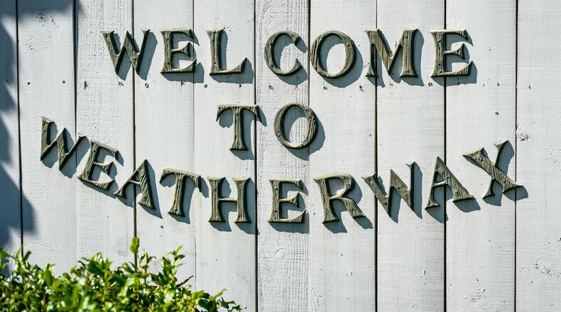 Some of the items that attracted the most interest from bidders were souvenirs from Weatherwax, including: golf hole flags, tables and chairs and picnic tables, according to auction organizers. NICK GRAHAM/STAFF