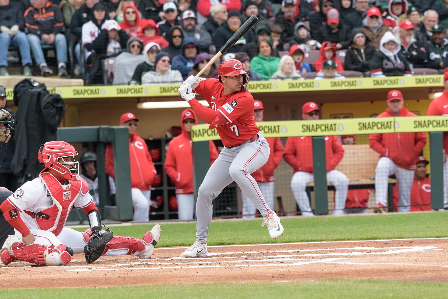 PHOTOS: Cincinnati Reds vs. Reds Top Prospects at Day Air Ballpark