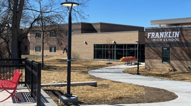 The Franklin Board of Education formally dedicated its new $48 million high school at 140 E. Sixth St. on March 2, 2024. STAFF FILE