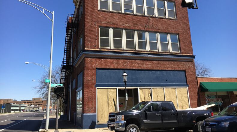 Richard and Lydia Montgomery are proposing a bicycle shop in the street level retail space and a single family residence on the upper floor of this building at 1201 Central Ave. in Middletown. ED RICHTER/STAFF