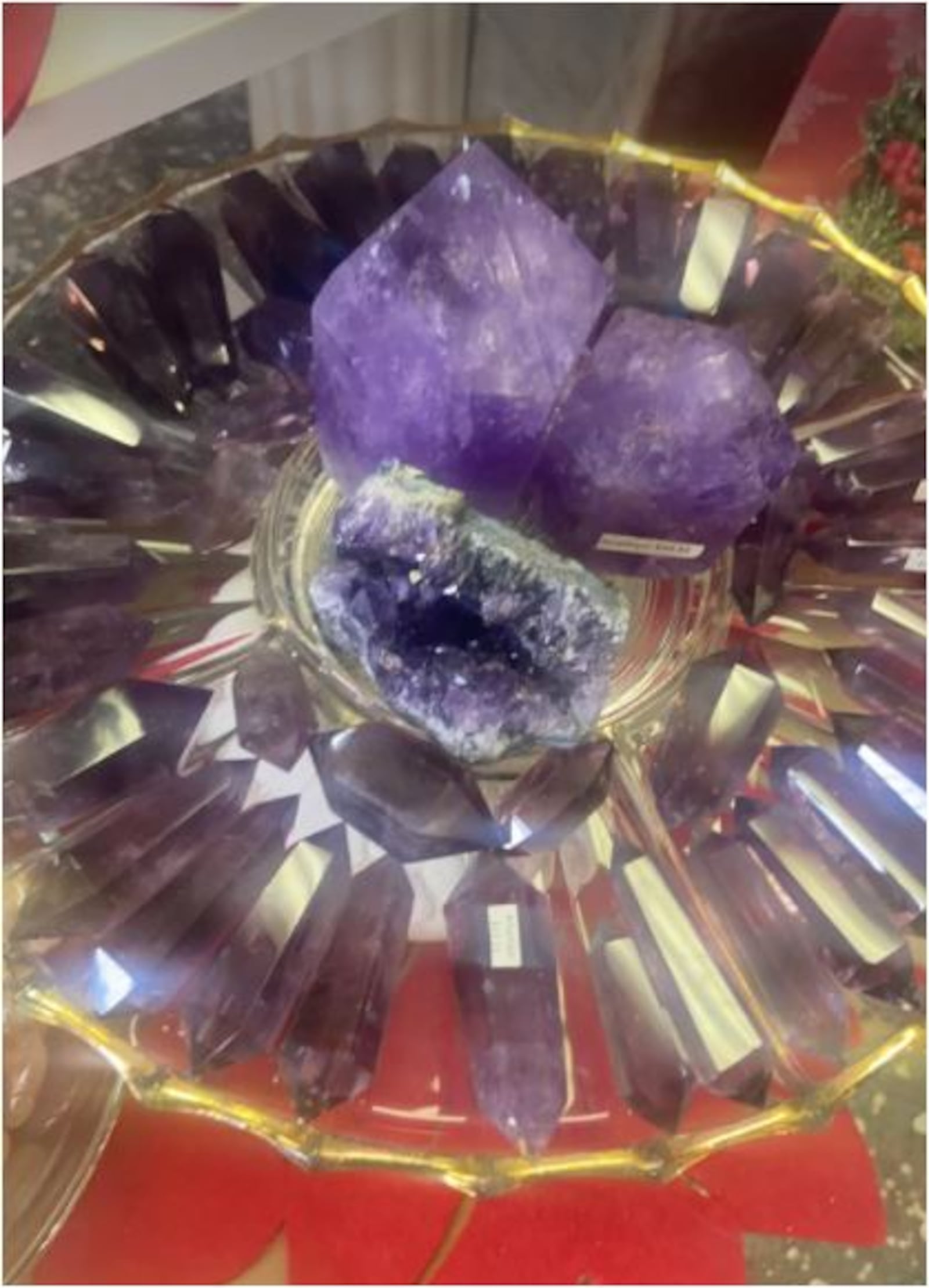 Crystals like these are sold at Angelic Crystal Treasures, which recently opened at 20 High St. in Hamilton, in the former city municipal building. The entrance is from the west side, facing the Great Miami River. PROVIDED