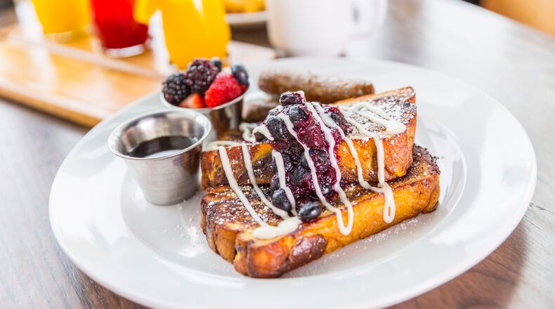 The blueberry French Toast is one of the items on the menu at Toast & Berry. CONTRIBUTED
