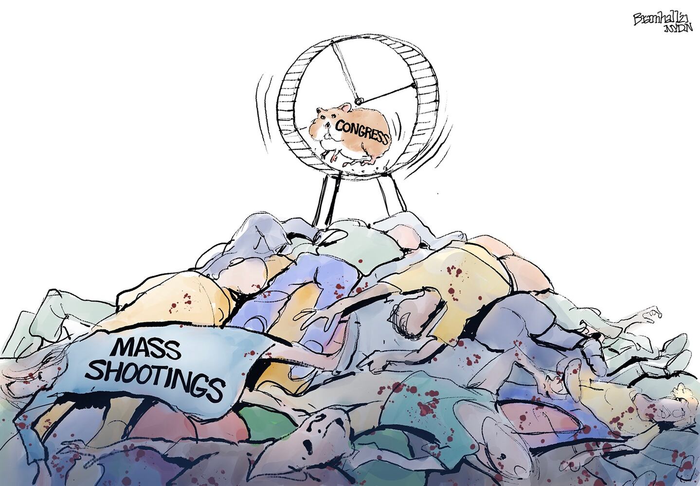 Week in cartoons: Biden press conference, Georgia voting rules and more