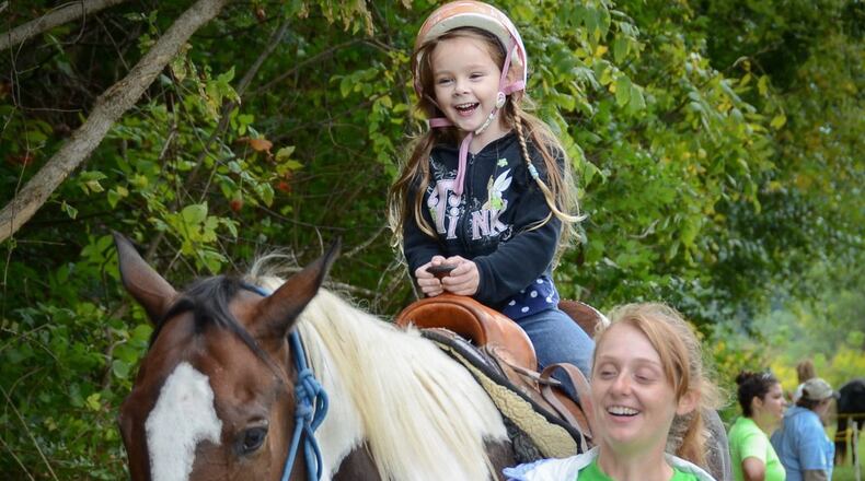 Horseback rides, tractor-drawn hayrides and more are all part of the family fun at Horse Daze. Pictured are participants from a previous Horse Daze event. CONTRIBUTED