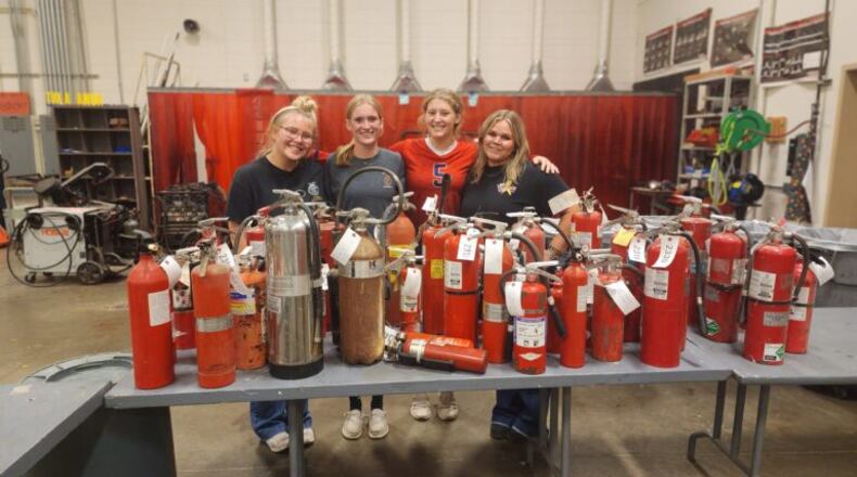 Butler Tech high school students here are making area farms safer from fires and their work drew a recent visit from a top Ohio agriculture official. Talawanda High School students in the Butler Tech Future Farmers of America (FFA) recently used a federal grant to help local farmers recharge or replace fire extinguishers â some of which were stored in barns for decades. (Provided)