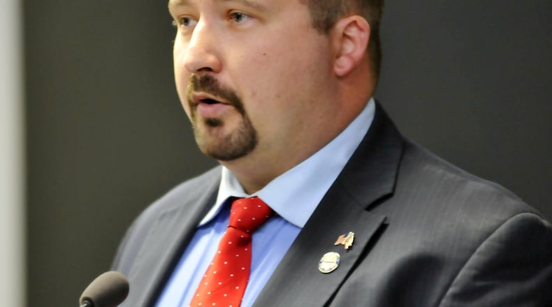 Ohio Rep. Wes Retherford, R-Hamilton, is seeking a return to his fourth, and last, term in the Ohio House before term limits set in. He is expected to see multiple challengers this May in the GOP primary for his seat. FILE