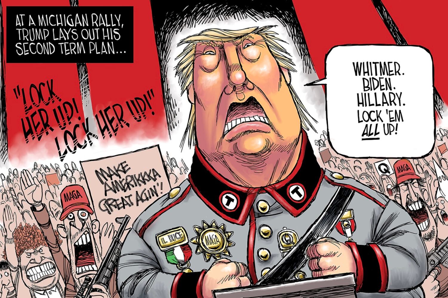 Week in cartoons: The final debate, Jeffrey Toobin and more