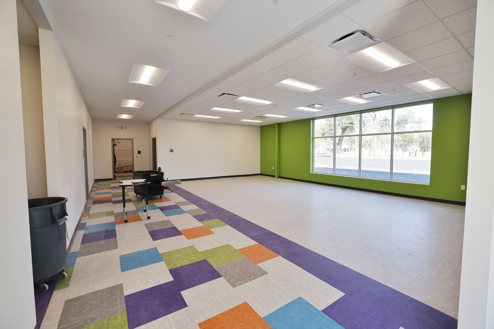 The family room includes a literacy space for kids aged birth to eighth grade; a media center; an open space for play, reading and socializing; and a conference room. NICK GRAHAM/STAFF