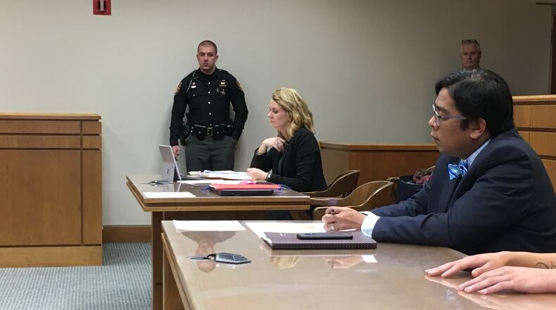 A 16 -year-old boy was sentenced today in Butler County Juvenile Court to the Ohio Department of Youth Services until his 21st birthday after pleaded guilty to jurder for the fatal shooting of Michael Stewart II in Middletown. LAUREN PACK/STAFF