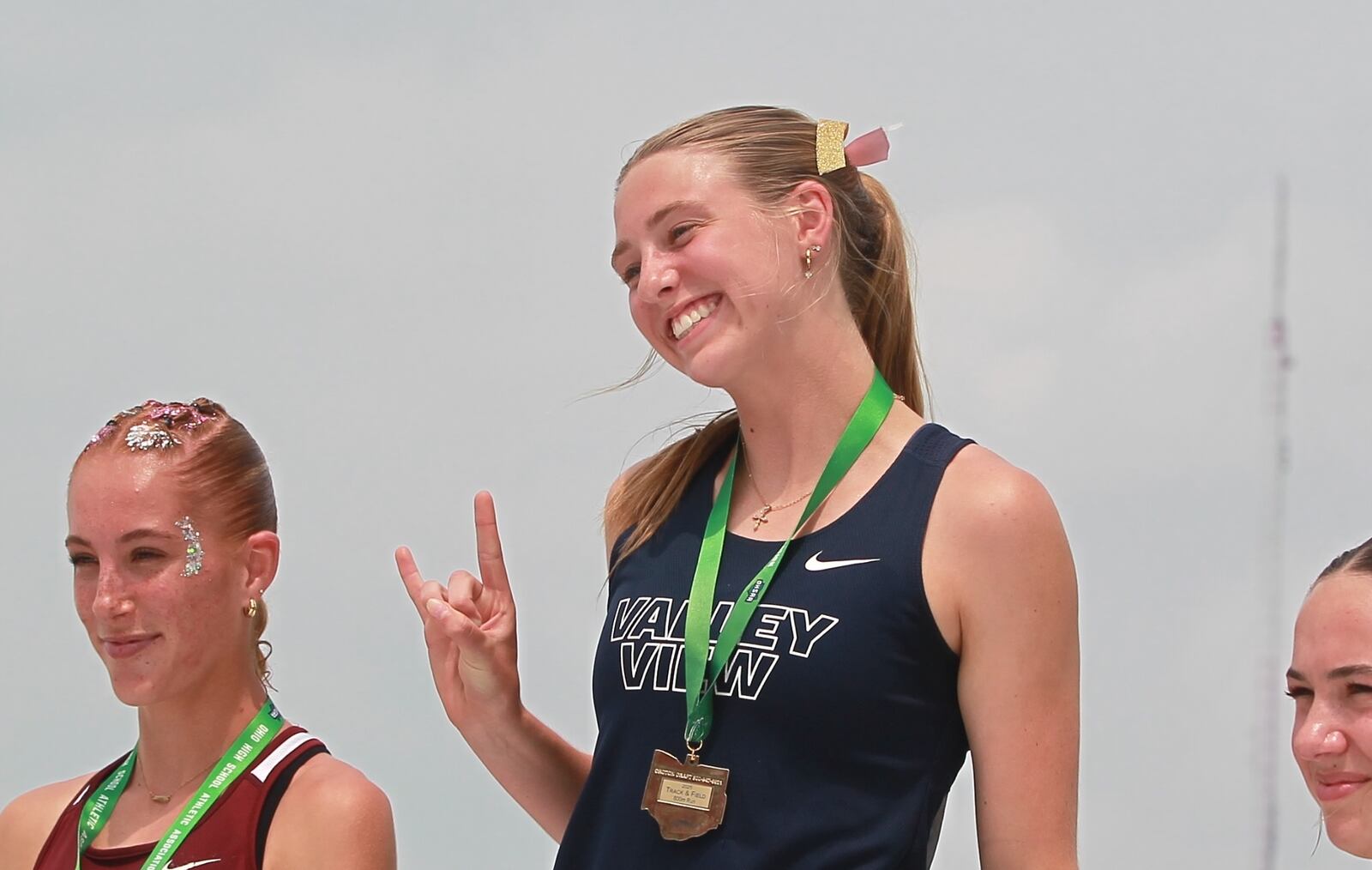 Addy Abner of Valley View won the 800 in Division II at the OHSAA State Track Meet 2025 June 7, 2025 at Jesse Owens Memorial Stadium in Columbus