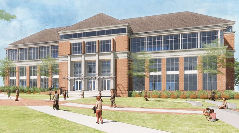Miami University officials recently announced a $20 million donation from a 1981-graduate and now business executive will create a new building on the Oxford campus by 2023. The Richard M. McVey Data Science Building will be named in the donor's honor. Work is also on-going for a $96 million clinical health building on the Oxford campus. (File Photo\Journal-News)
