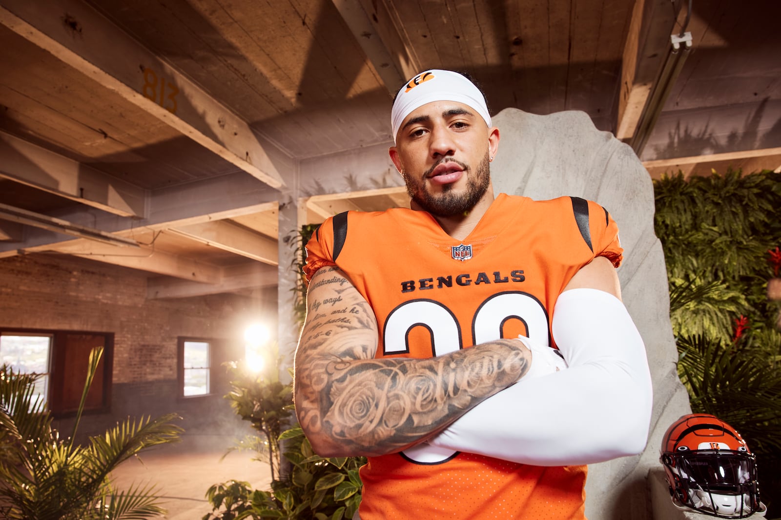 Bengals safety Jesse Bates. Bengalsphoto