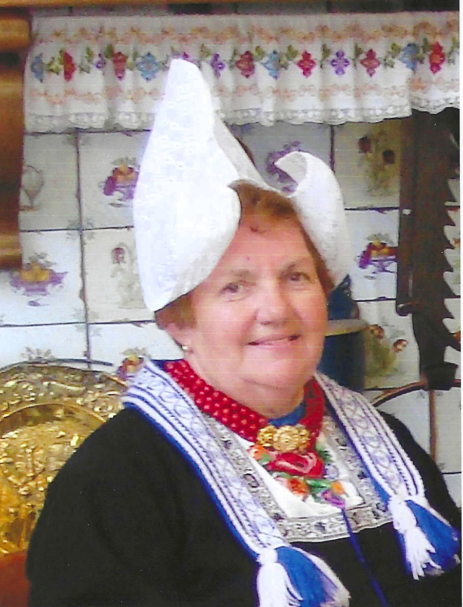Marie Bronius wears a traditional Dutch costume. CONTRIBUTED