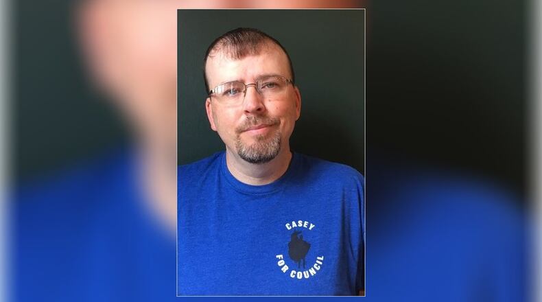 Casey Hume, candidate for Hamilton City Council. MIKE RUTLEDGE/STAFF