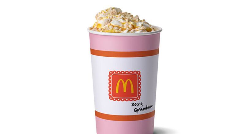 The Grandma McFlurry is available at McDonald's for a limited time. CREDIT: MCDONALD'S