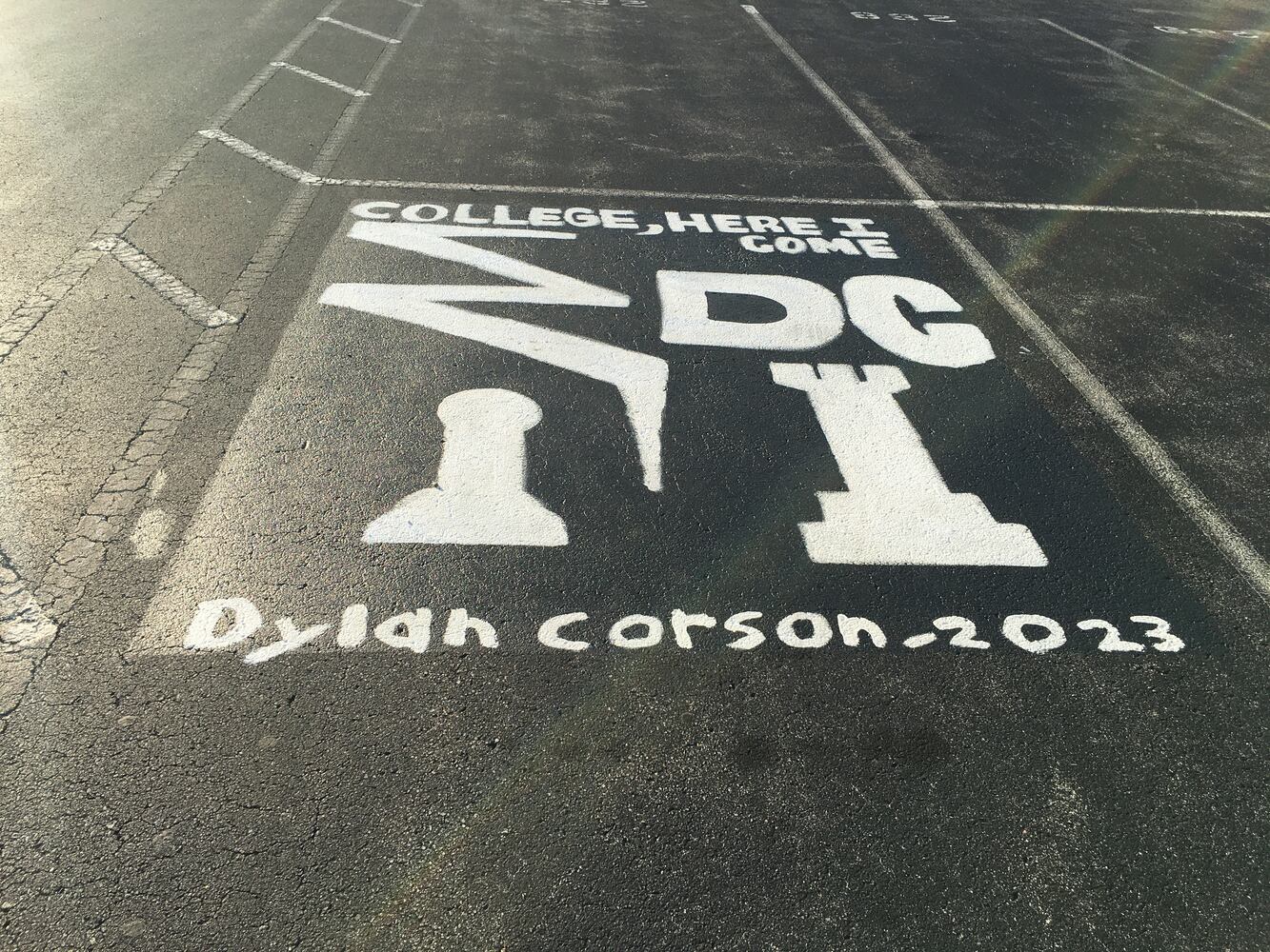 Ross senior parking lot spaces