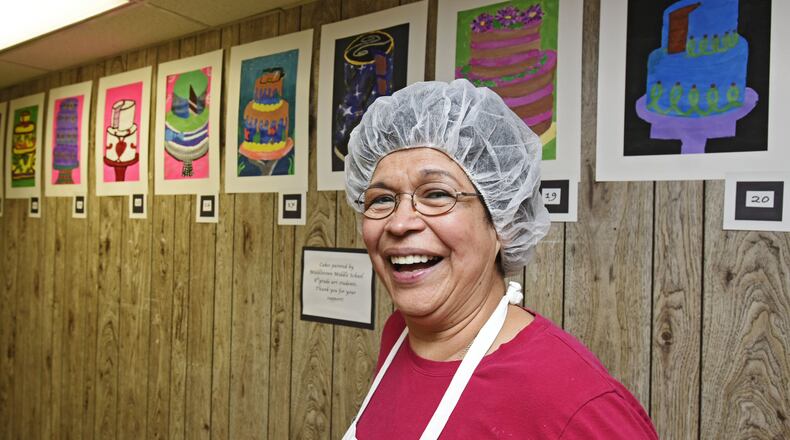 Middletown art students are combining art with baking and asking the community to get involved to choose the winner. Artwork of cake designs from middle school students are now on display at Central Pastry and customers can vote until next month for the design they like best. The winner, second and third place will have their confections created in real cake by Vera Slamka, the shop owner. NICK GRAHAM/STAFF