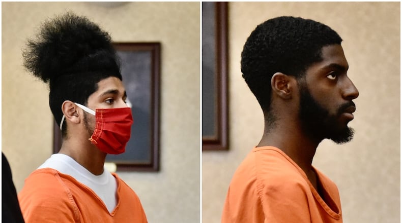 Romeo Velasquez (left) and Zyquon Moody. NICK GRAHAM / STAFF