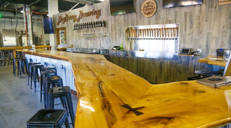 DogBerry Brewing recently relocated to 9964 Crescent Park Drive in West Chester. GREG LYNCH / STAFF