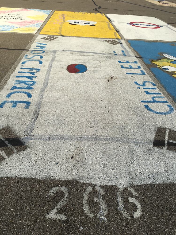 Lakota West senior parking spaces