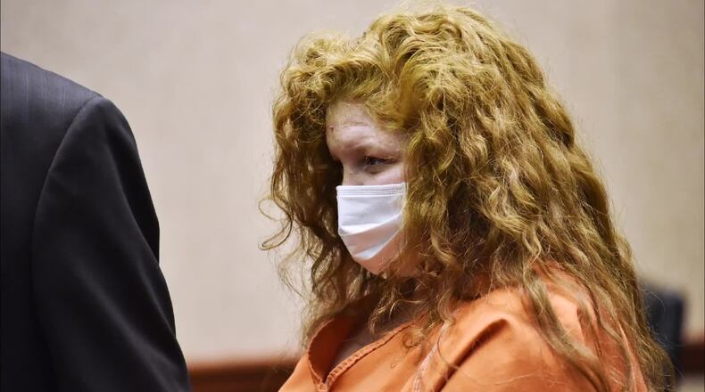 Brittany Gosney and James Hamilton appear in court in connection to the death of James Hutchinson