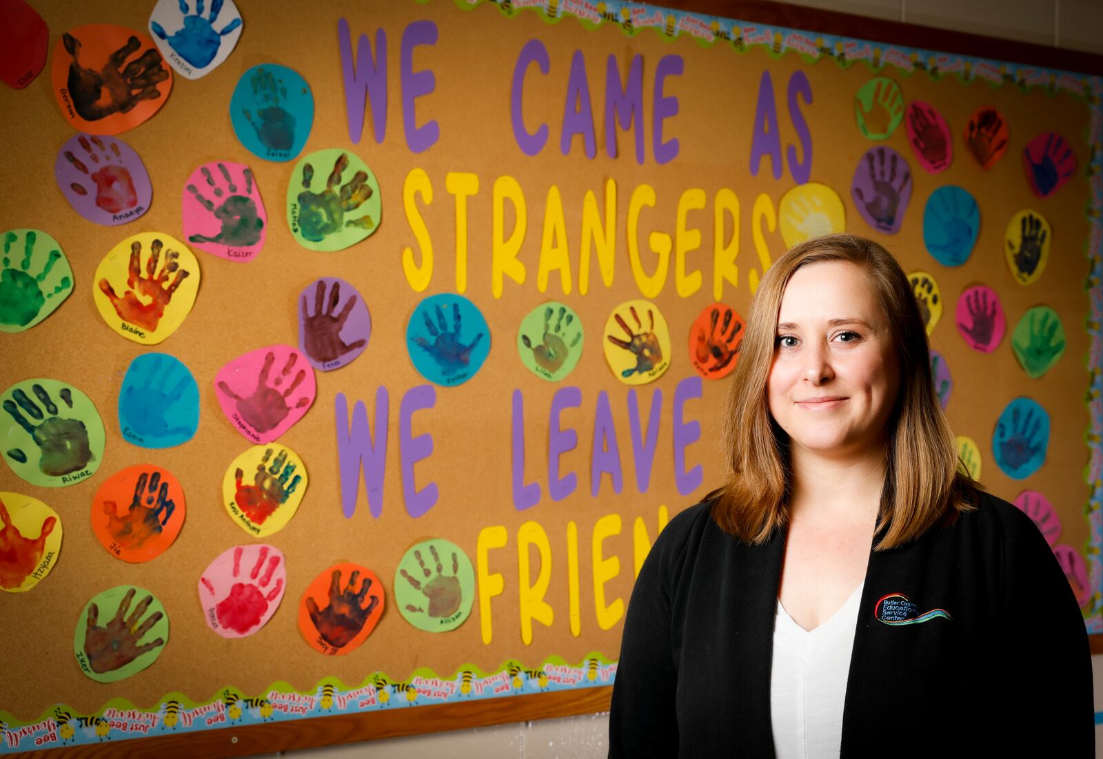Ashley Dobrozsi-Ferguson was recently honored by Ohio Children's Trust Fund for her work serving low-income families who have experienced severe trauma. Dobrozsi-Ferguson works for Butler County Educational Service Center as a Head Start site manager and Therapeutic Interagency Preschool director at Hamilton Early Learning Center. She was one of eight Ohioans nominated as heroes in their community for their work supporting local children, and one of the award recipients. NICK GRAHAM/STAFF