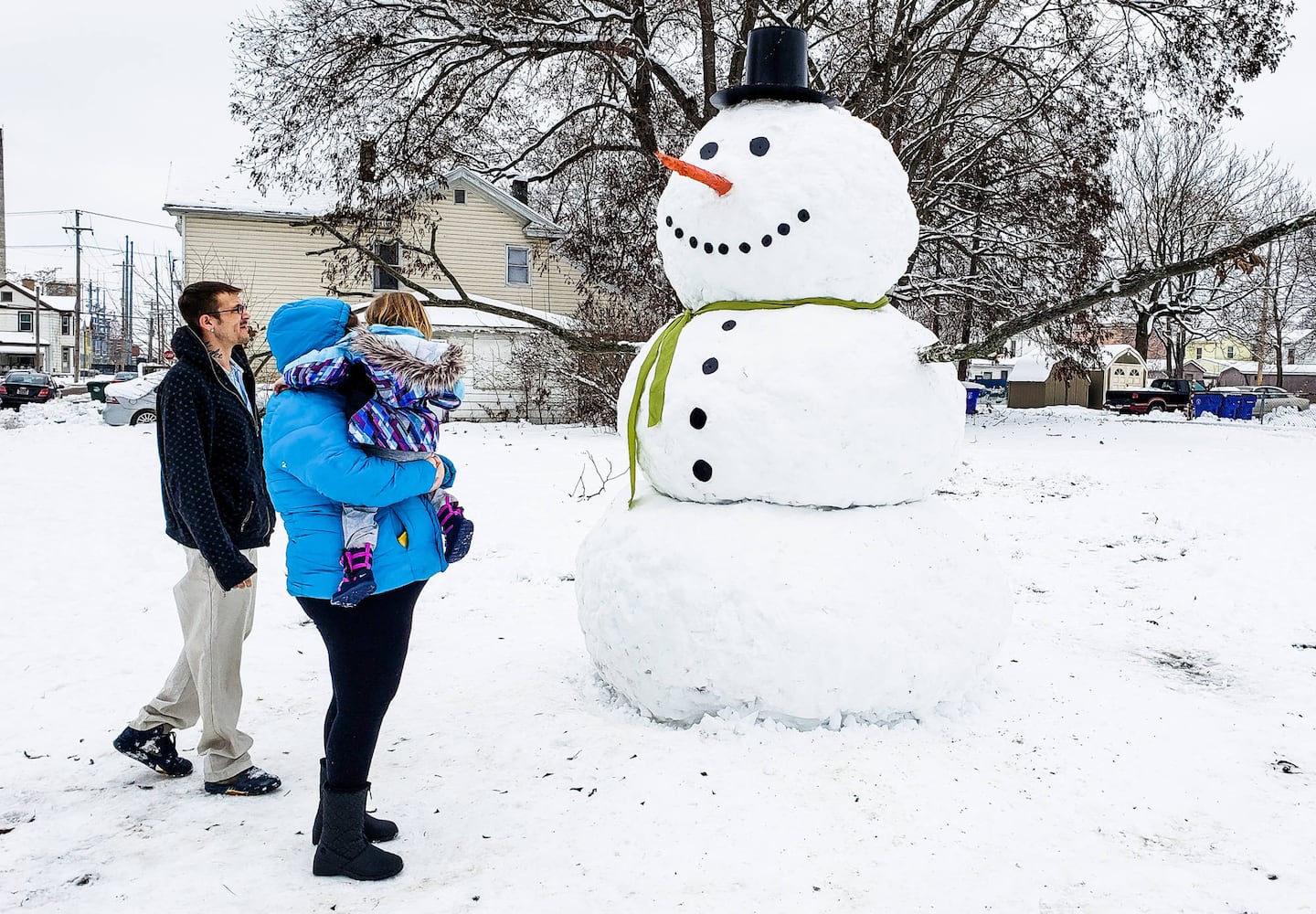 PHOTOS: Snow covers Butler County during weekend winter storm