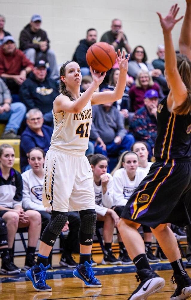 Monroe vs Bellbrook Girls Basketball