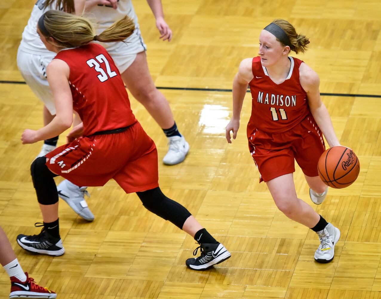 Madison vs Valley View girls sectional basketball