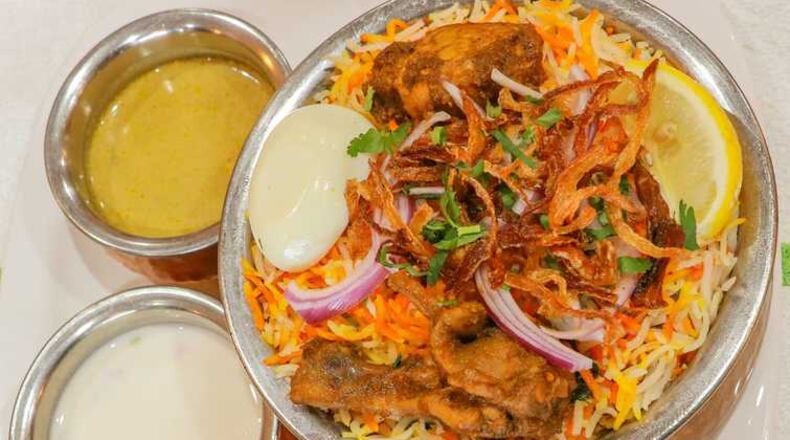 The Hyderabad Chicken Du, a signature dish at Bawarchi Indian Cuisine in Mason.